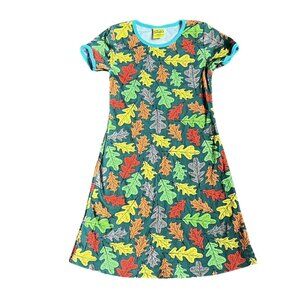 DUNS Colorful Leaves Dress Sz 122